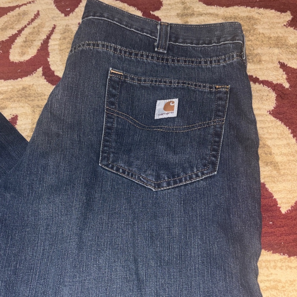Carhartt relaxed fit Dark Blue Denim Pants 40 x 32